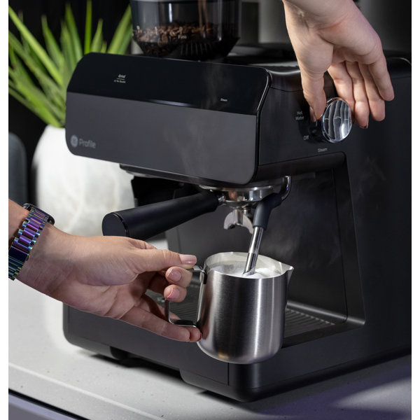 GE Profile Automatic Semi Espresso Machine + Frother & Reviews Wayfair